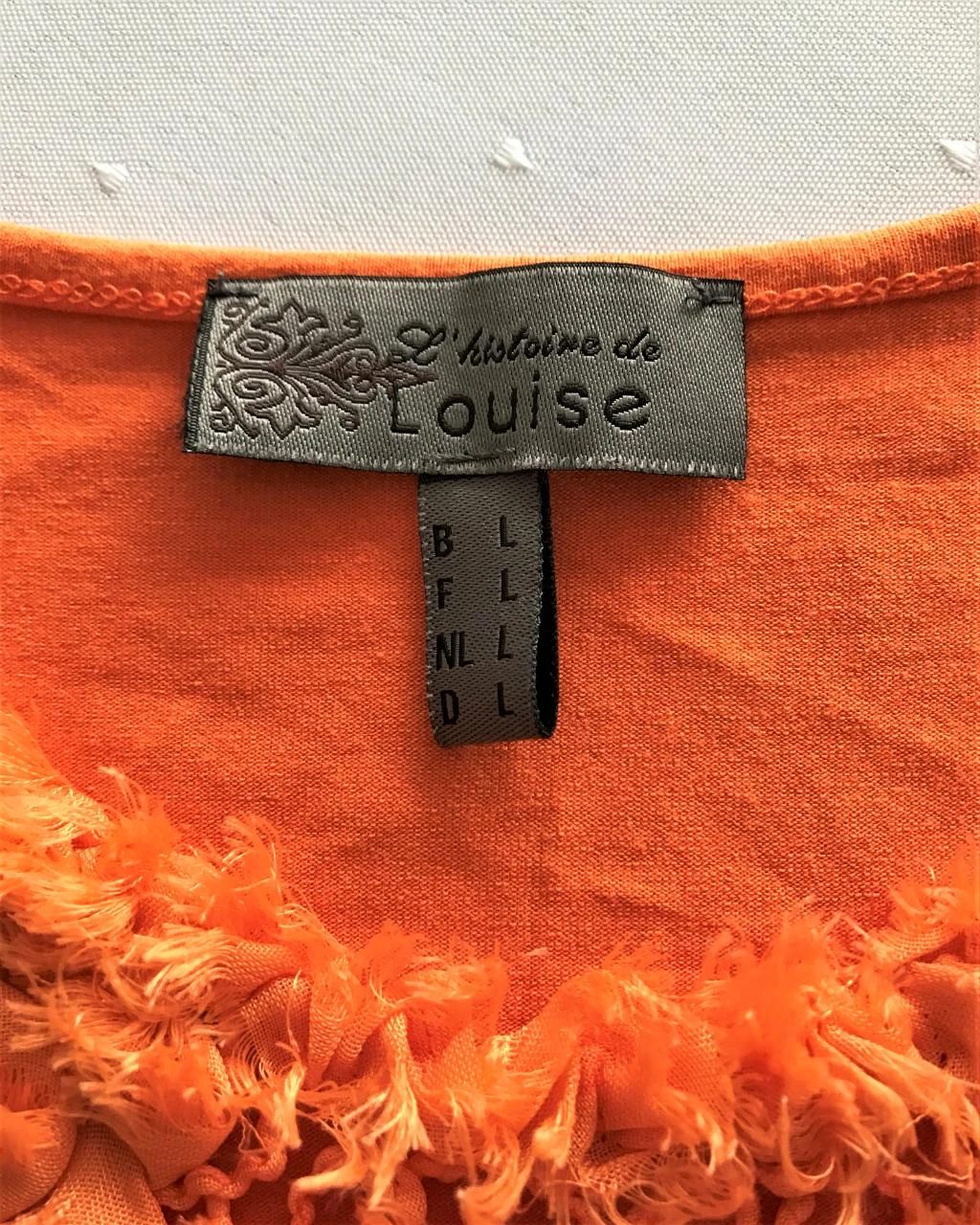 Thelma Et louise Top grande hermoso en naranja sin mangas. – photo 5